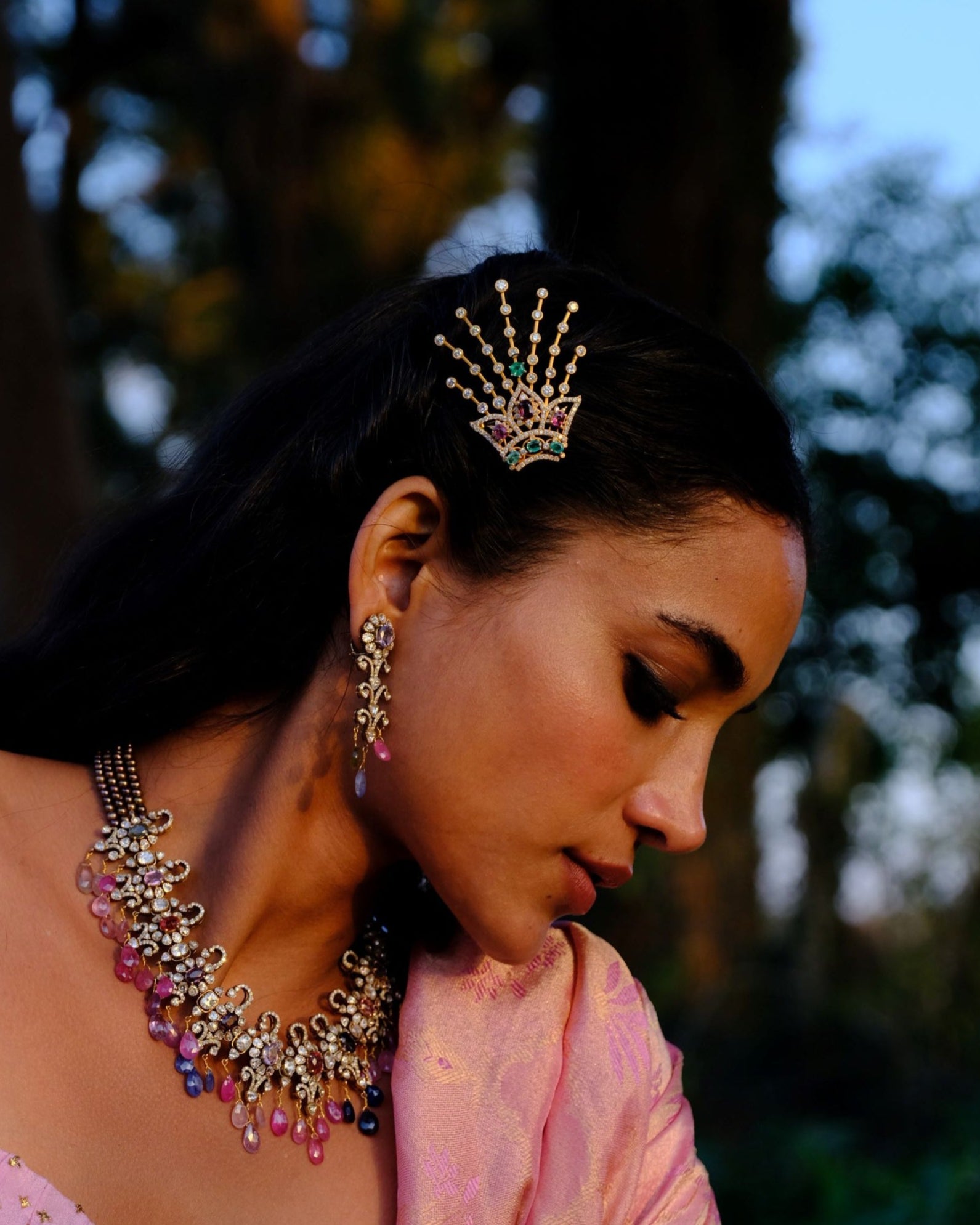 CROWN | Brooch Collection | Vasundhra Raj Luxury Jewellery